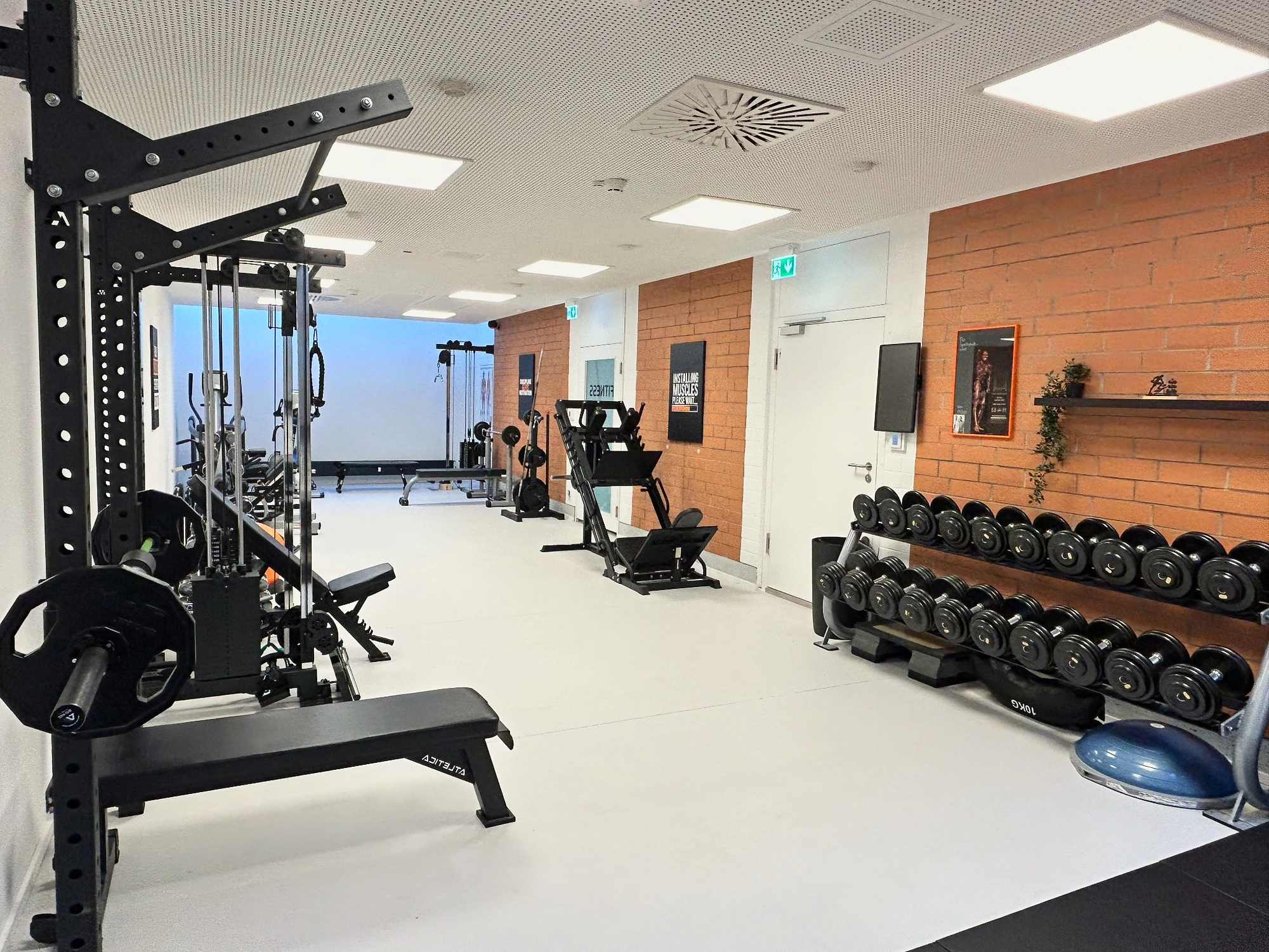 Fitnessbereich Trainingsfläche für Fitness in Stuttgart-West